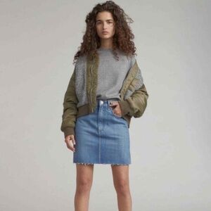 Pre-Owned Rag & Bone Denim Moss Skirt Size 30